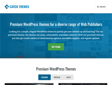 Tablet Screenshot of catchthemes.com